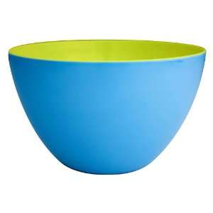  Zak Designs Ocean Blue and Kiwi 8 Inch Medium Serving Bowl 