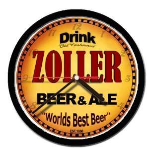  ZOLLER beer and ale cerveza wall clock 