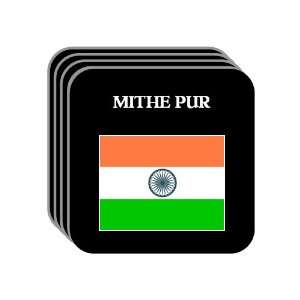  India   MITHE PUR Set of 4 Mini Mousepad Coasters 
