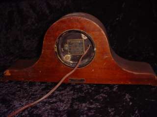 Old Vintage Ingraham Sychronous Humpback Mantle Shelf Clock  