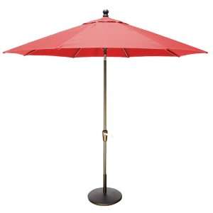 Secret Garden 9 Ft Auto Tilt Rectangular Ribs Umbrella, Black Frame 