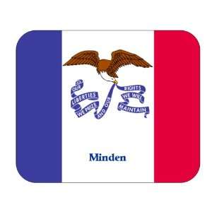  US State Flag   Minden, Iowa (IA) Mouse Pad Everything 