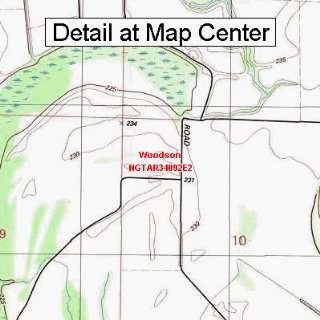  USGS Topographic Quadrangle Map   Woodson, Arkansas 