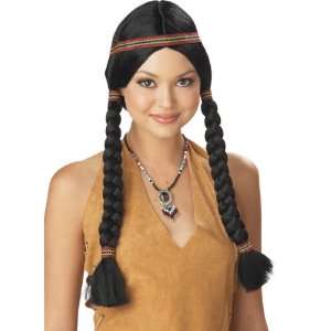   Indian Maiden (Black) Wig / Black   Size One   Size 