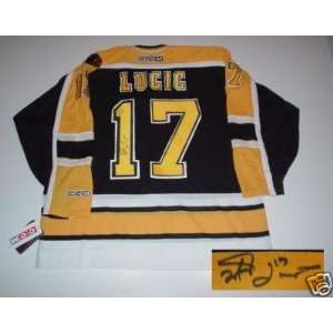 Milan Lucic Signed Jersey   Home Proof