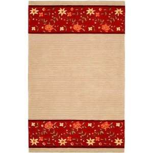  Hri Mystical 34553 1e Beige/Red 5 X 8 Area Rug