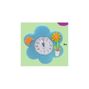  Flower Petals Desk or Wall Clock CM 11503 Blue