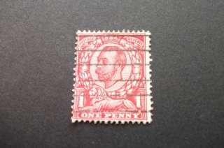 GEORGE V ONE PENNY RED STAMP  