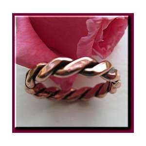  Solid Copper Ring CR021 Size 8 