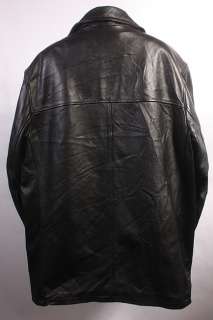 MENS JIM & MARYLOU LEATHER HIPSTER/CLUB JACKET sz L  