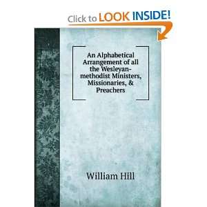    methodist Ministers, Missionaries, & Preachers William Hill Books