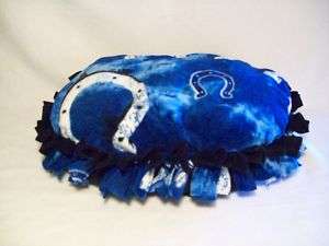 Indianapolis Colts Fleece Football dog bed S, M, L/XL  