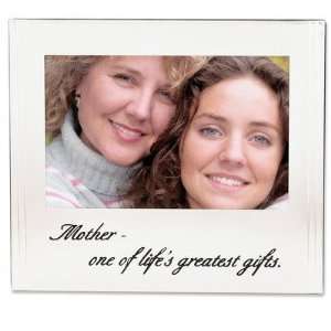  Mother Picture Frame in Brushed Satin Silver