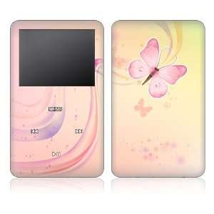  Pink Butterfly Decorative Skin Decal Sticker for Apple 
