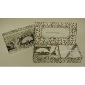   Memento Box 25 Note Cards with Envelopes & Message Notes   Delphine
