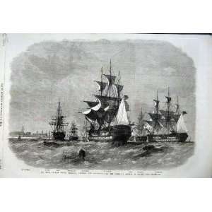   Spanish Dockyard 1862 Grassy Bay Ships Melpomene Nile
