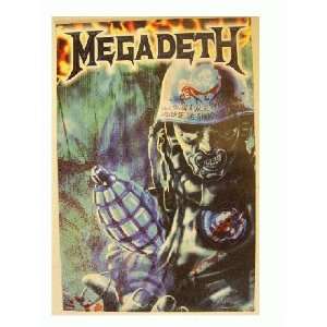  Megadeth Grenade Poster Megadeath 