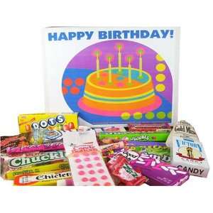 Happy Birthday Gift Box of Retro Grocery & Gourmet Food