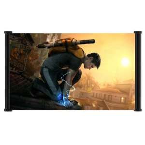  Infamous 2 Game Fabric Wall Scroll Poster (28x16) Inches 