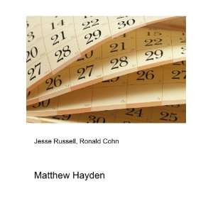  Matthew Hayden Ronald Cohn Jesse Russell Books