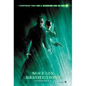  THE MATRIX   REVOLUTIONS   Movie Postcard