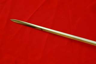 Steel Rapier German Fencing Sword w Swept Hilt Guard  