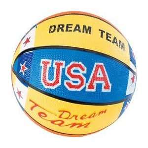 DREAM TEAM USA OFFICIAL SIZE BASKETBALL RED WHITE AND BLUE  NO YELLOW 