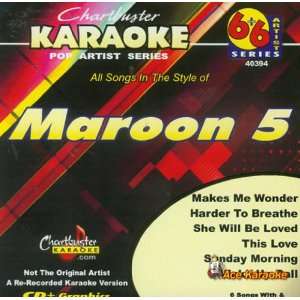   Chartbuster POP6 Karaoke CDG CB40394   Maroon 5 Musical Instruments