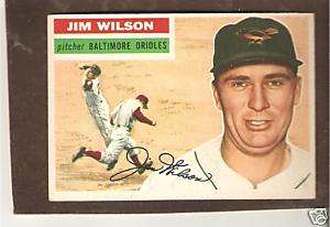 1956 Topps #171 Jim Wilson Orioles EXMT Gray Back  