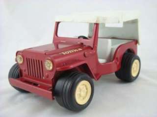   Mid Century Mini Tonka Red And White Beach Buggy Jeep In Original Box