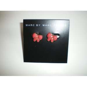  Marc By Marc Jacobs Pink Bow Earrings 
