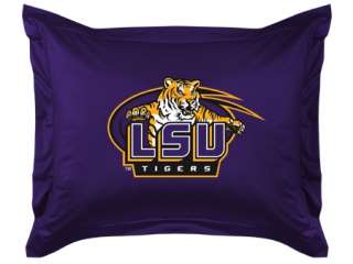 NCAA LSU FIGHTING TIGERS LR (9) Pc. Comforter Bed Set  