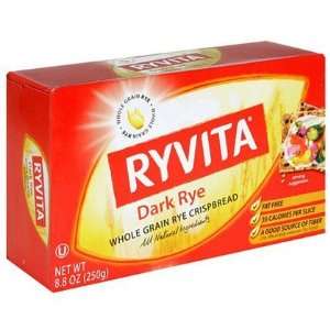  Ryvita Whole Grain Rye Crispbread, Dark Rye, 8.8 oz Boxes 