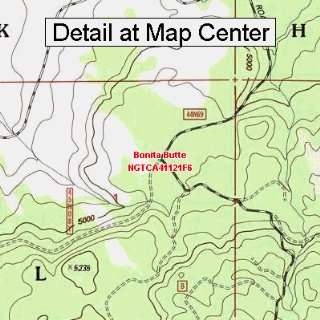   Map   Bonita Butte, California (Folded/Waterproof)