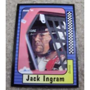  1991 Maxx Jack Ingram # 138 Nascar Racing Card Sports 