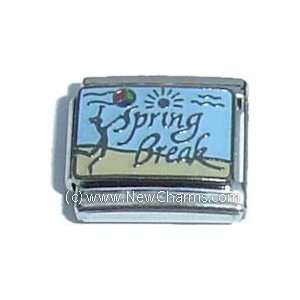  Spring Break Italian Charm Bracelet Jewelry Link Jewelry