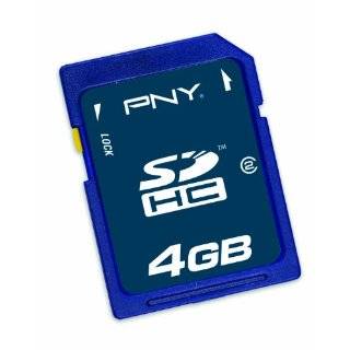  PNY 4 GB SDHC Class 2 Flash Memory Card P SDHC4G2 EF/NAVY 