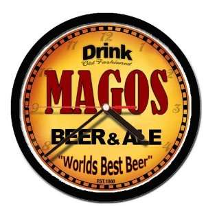  MAGOS beer and ale cerveza wall clock 