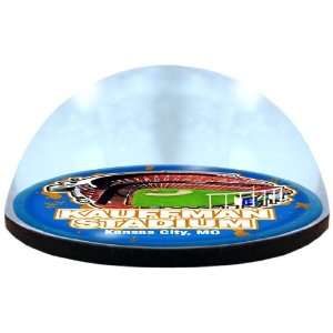   City Royals Round Crystal Magnetized Paperweight