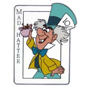 Disney Pins Mad Hatter Card Pin Toys & Games