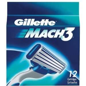  Mach3 Cartridges 12 pack by Gillette Health & Personal 