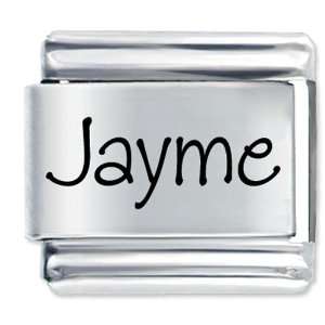  Name Jayme Laser Charms Italian Bracelet Pugster Jewelry