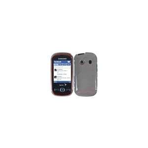 Samsung Seek M350 SPH M350 Transparent Smoke Cell Phone Snap on Cover 