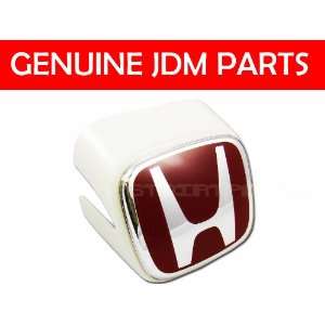  JDM White Red h Front Emblem for Acura Integra RSX Dc5 02 