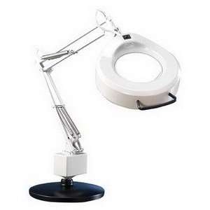 Luxo Magnifier IFM 3 Diopter Diopter 30 Arm Weighted Base Lt Gray