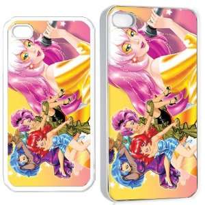  jem the holograms p iPhone Hard 4s Case White Cell Phones 