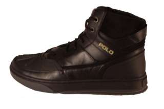 Polo Ralph Lauren Black Levon Ankle Boots Mens Shoes Medium Width 