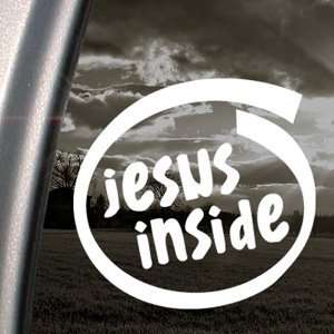  Jesus Inside Decal Car Truck Bumper Window Sticker 