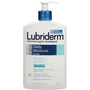 Lubriderm Sensitive Skin Therapy Body Lotion, 16 oz (Quantity of 4)