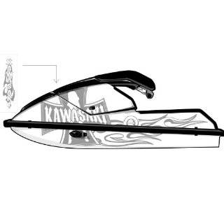 Kawasaki Jet Ski 650 SX Graphic Kit, Iron Cross   EK0012K650